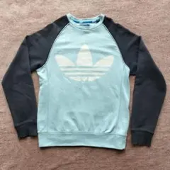 adidas トレフォイル ラグランスリーブ トレーナー 薄手