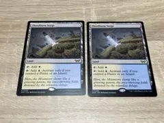 MTG ダスクモーン　フラッドファームの境界　英語　2枚セット
