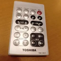 TOSHIBA リモコン TRM-CRX71のサムネイル