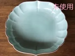 ⭐️未使用⭐️深川製磁 百年庵　笹青磁 菊中割６号鉢