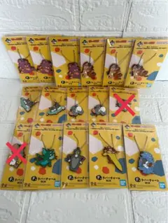 トムとジェリー 一番くじ　F賞ラバーチャーム14点セットまとめ売り