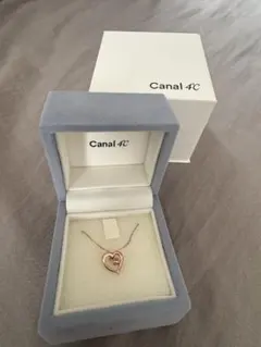 Canal 4℃ ハートモチーフ ネックレス ピンクゴールドカラーのサムネイル