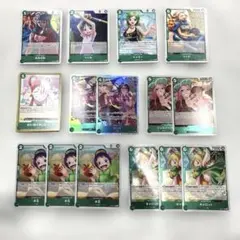 ワンピースカード ヒロインズエディション 緑 たしぎ ボニー お玉 キャロット