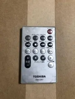 TOSHIBA CDラジカセ TY-CDK7リモコンTRM-CDK7 (301)のサムネイル
