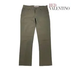 09T973☆ R.E.D. VALENTINO 薄 カーキ カジュアルパンツのサムネイル