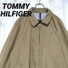 トミーヒルフィガー スイングトップ ジャケット 刺繍ロゴ XL 現行タグ