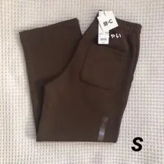 UNIQLO スウェットワイドパンツ　ブラウン