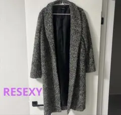ギャル系 RESEXY グレー ロングコート