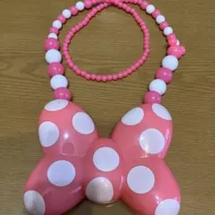 ディズニー　ミニー ピンク ネックレス 光るおもちゃ