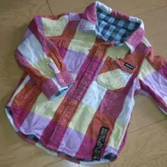 Junk.S リバーシブル チェックシャツ 100cm