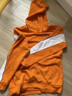Under Armour フード付きスウェットシャツ オレンジ　セットアップ