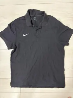 NIKE ポロシャツ　ブラック　オーバーサイズ　ヴィンテージ