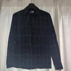 THE NORTH FACE ネルシャツ ダークブルー/グリーンチェック