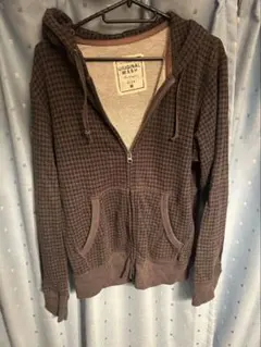 OLD UNIQLOチェック柄パーカー