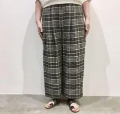 新品未使用　Vent d'ouest par Le minor チェック柄パンツのサムネイル