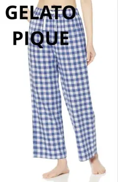 [新品] GELATO PIQUE ジェラートピケ ギンガムチェック ブルーのサムネイル