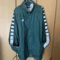90s adidas(着画あり) ダークグリーン 絞りトラックビンテージ入手困難