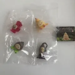 こびとづかん おすわりマスコット4 ガチャ 4種