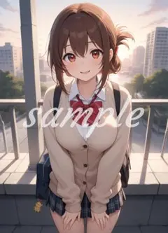 s-36[4K 高画質] かわいい イラスト アニメ A4ポスター コスプレ