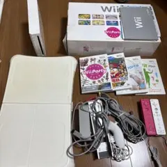 Wii本体 WiiFitバランスボード 太鼓の達人専用コントローラ ソフト6本