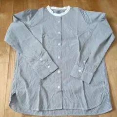 2月15日出品終了　洗いざらしブロードレギュラーカラーシャツ