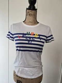 ストライプ柄 Tシャツ RALPH LAUREN　新品タグ付きXSのサムネイル