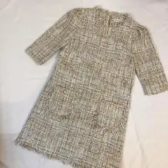 31Sons de mode トランテアンソンドゥモード　ツイードワンピース