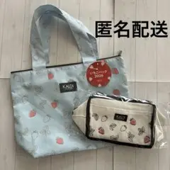 カルディ　いちごバッグ　KALDI 2026 トートバッグ　保冷バッグ　食品なし
