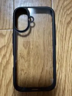 iPhone16 ケース クリア 透明 薄型 軽量 ストラップホール バンパー