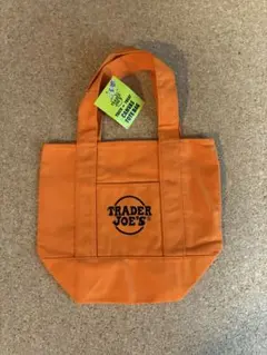 TRADER JOE’Sトレジョーエコトートバッグミニ＊オレンジ
