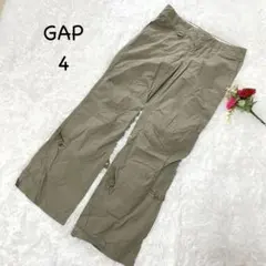 ギャップ【XL】カーキ　Dカン付きカーゴパンツ　ミリタリーテイスト　アウトドア風