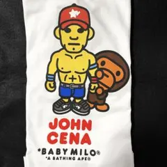 BAPE X WWE 約翰·塞納 嬰兒米洛 T恤 職業摔跤