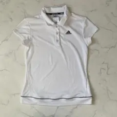 adidas tennis アディダス テニス ポロシャツ 半袖 白 S
