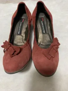 コンポジション9 ★赤 スエード リボン付き