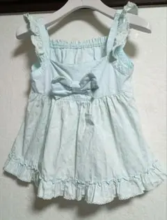 シャーリーテンプル♡水色♡ ハート模様 キャミソール♡110サイズ