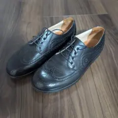 ガンター　ドイツ製　 ウイングチップ　シューズ２６．５　美品