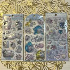 シナモロール　カプセルシール　ウォーターインシール　ストーンシール　3種セット