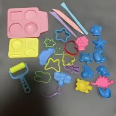粘土遊び用 型抜き・ツールセット