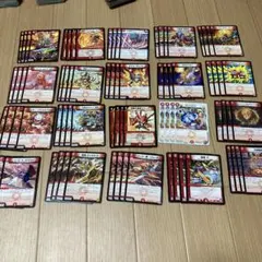 デュエマ 火文明 デッキパーツ 4枚×20種 計80枚 美品 まとめ　no.２