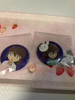 名探偵コナン　灰原哀 缶バッジ2個セット