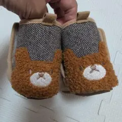 美品♥ ベビー クマ柄ムートンブーツ 12cm