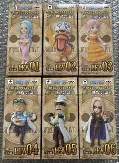 ワンピース　ワーコレ　レヴェリー　世界会議　６体セット ワンピース ワーコレ レヴェリー 世界会議 6体セット - メルカリ
