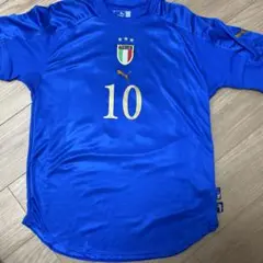 サッカーイタリア代表　2004年ユニフォーム ロベルトバッジョ選手 サイズL サッカーイタリア代表 2004年ユニフォーム ロベルトバッジョ選手