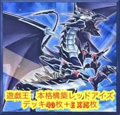 遊戯王　本格構築レッドアイズデッキ40枚＋E X15枚