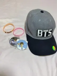 BTS キャップ バンド バッジ セット