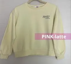 PINK-latte トレーナー イエロー