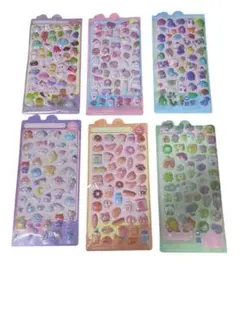 キャラクターシール6枚セット