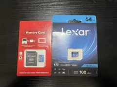 Lexar KRY マイクロSDカード 64GB 2枚