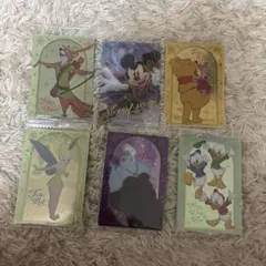 ディズニーウエハース ミッキー ほか 6枚セット