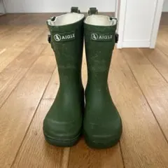 ✨新品級✨AIGLE エーグル キッズ長靴 グリーン17.0cm サイズ26のサムネイル